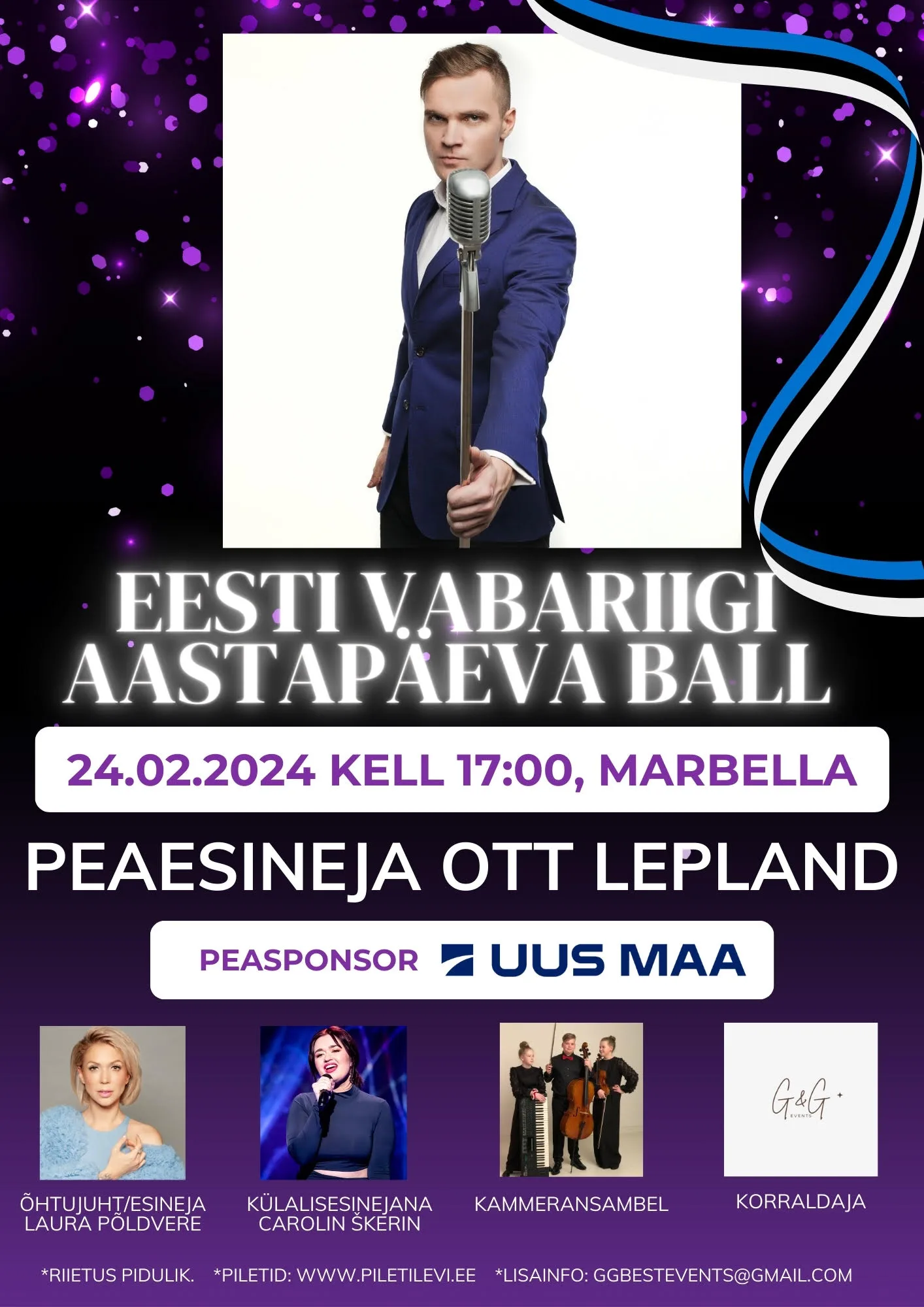 Read more about the article Eesti kogukond Marbellas annetab fondile EV aastapäeva ballil