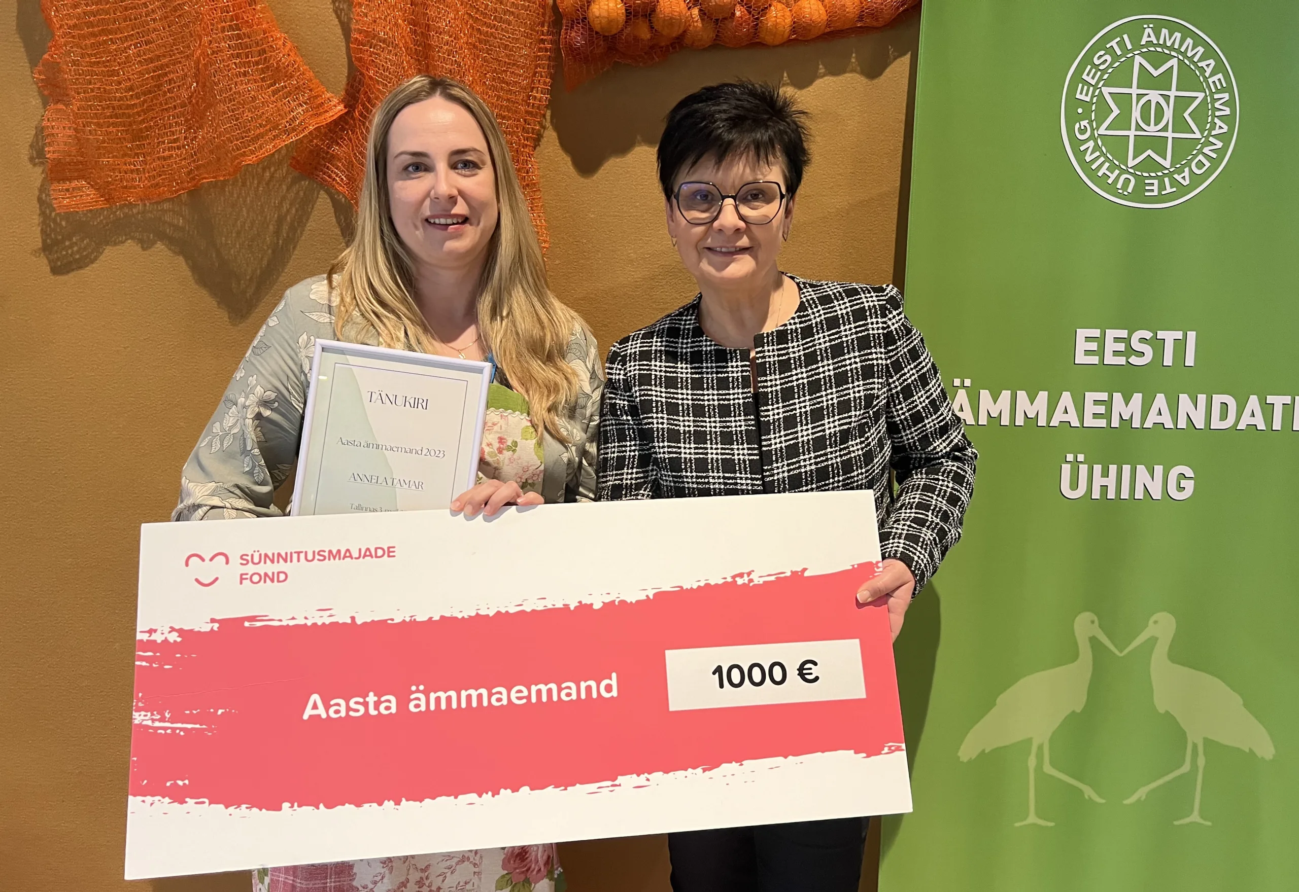 Read more about the article Fond toetas 2023 Aasta Ämmaemandat