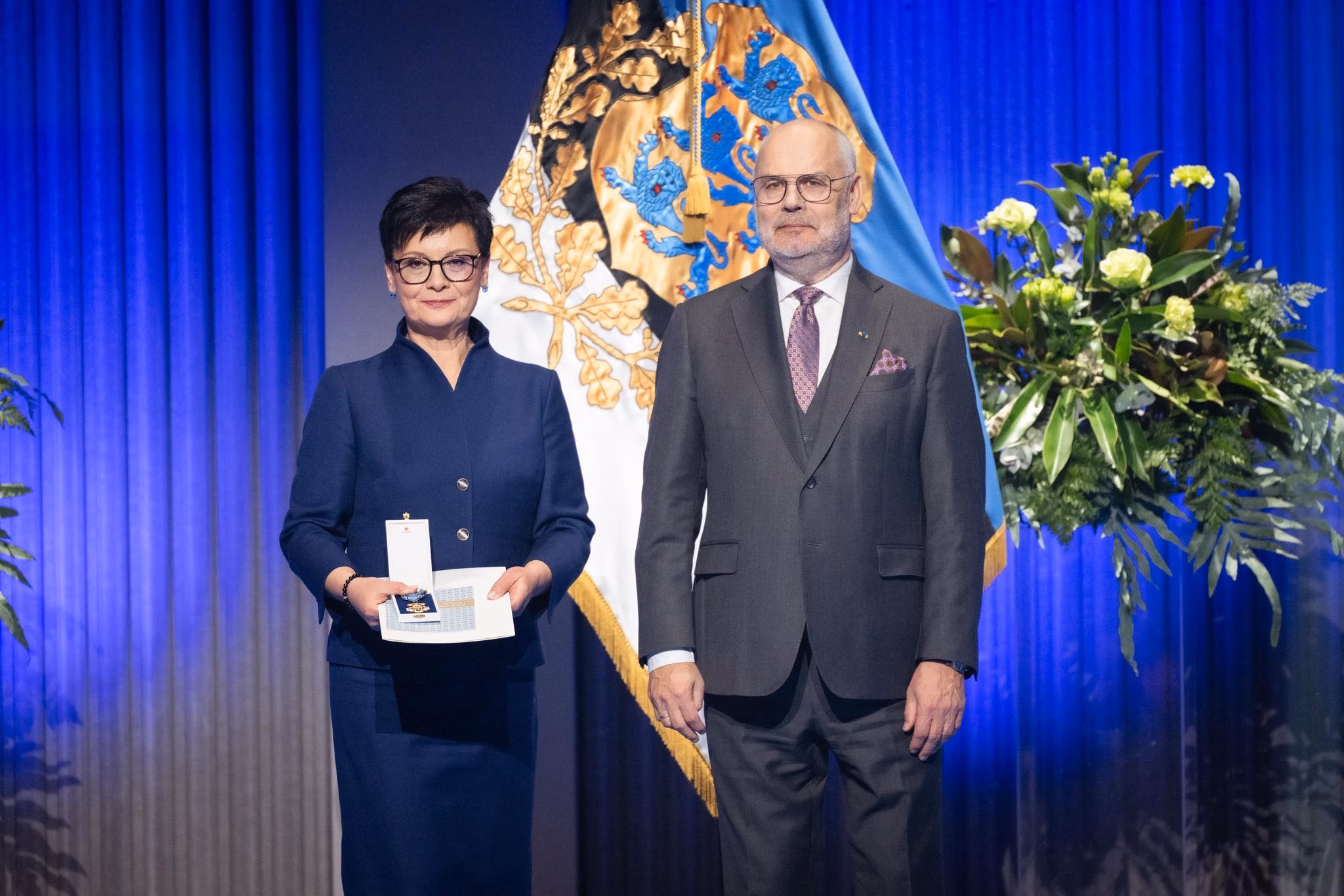 Read more about the article Sünnitusmajade Fondi juhatuse liige sai Eesti Punase Risti IV klassi teenetemärgi